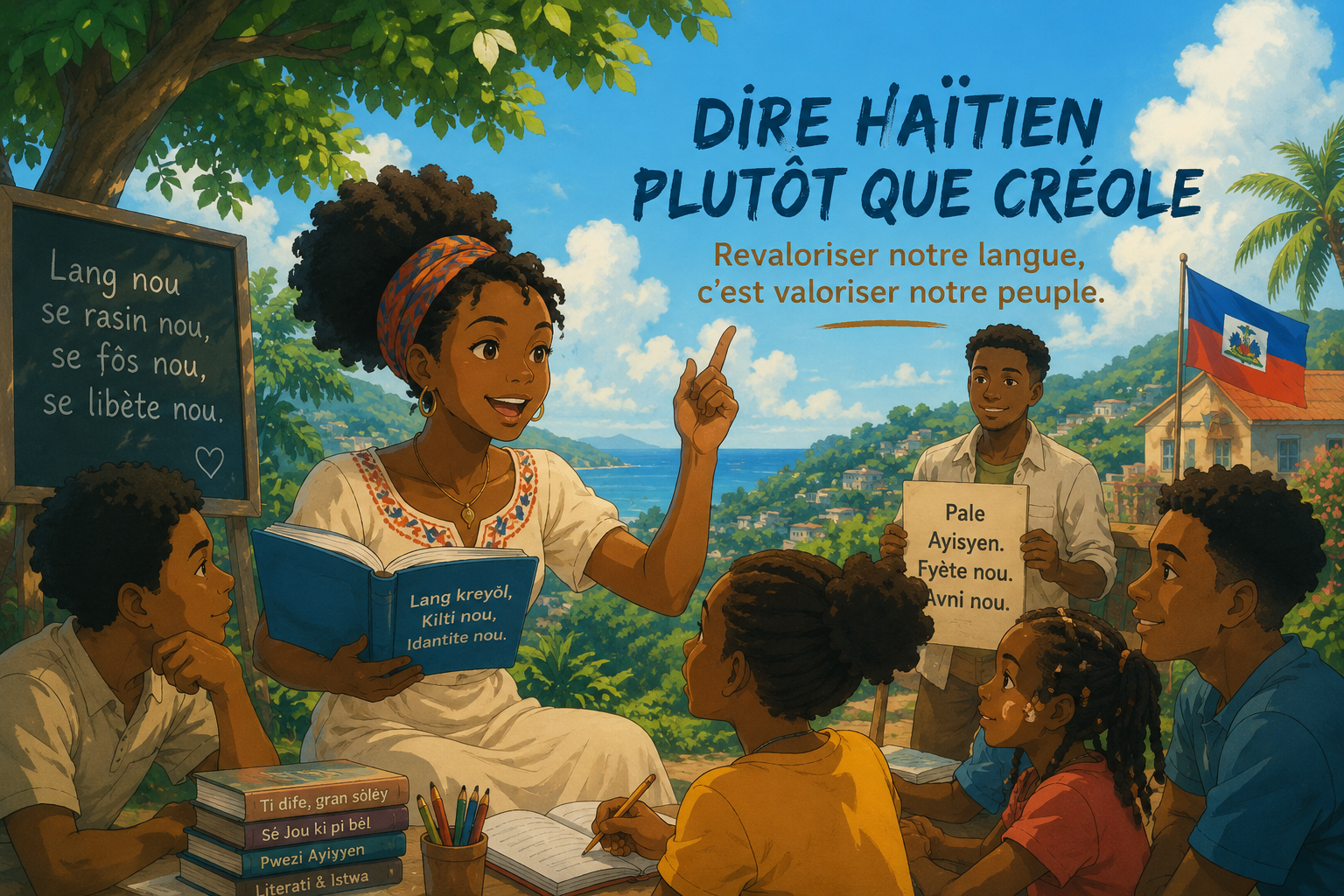 Revaloriser notre langue : dire “haïtien” plutôt que “créole”
